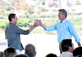 Juanma Moreno y Alberto Núñez Feijóo, en una imagen reciente.