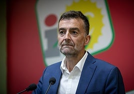 El coordinador federal de Iu, Antonio Maíllo.
