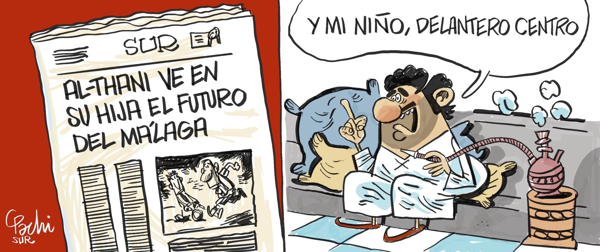 La actualidad deportiva del mes de noviembre, en las viñetas de Pachi