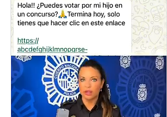 «Vota por mi hijo»: la Policía alerta de una nueva estafa con la que toman el control de tu WhatsApp