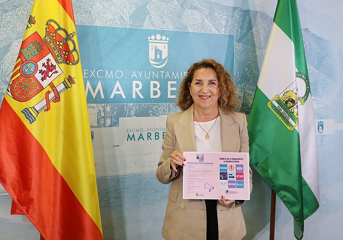 La concejala del ramo, Isabel Cintado, ha presentado el programa del Ayuntamiento para el 25N.