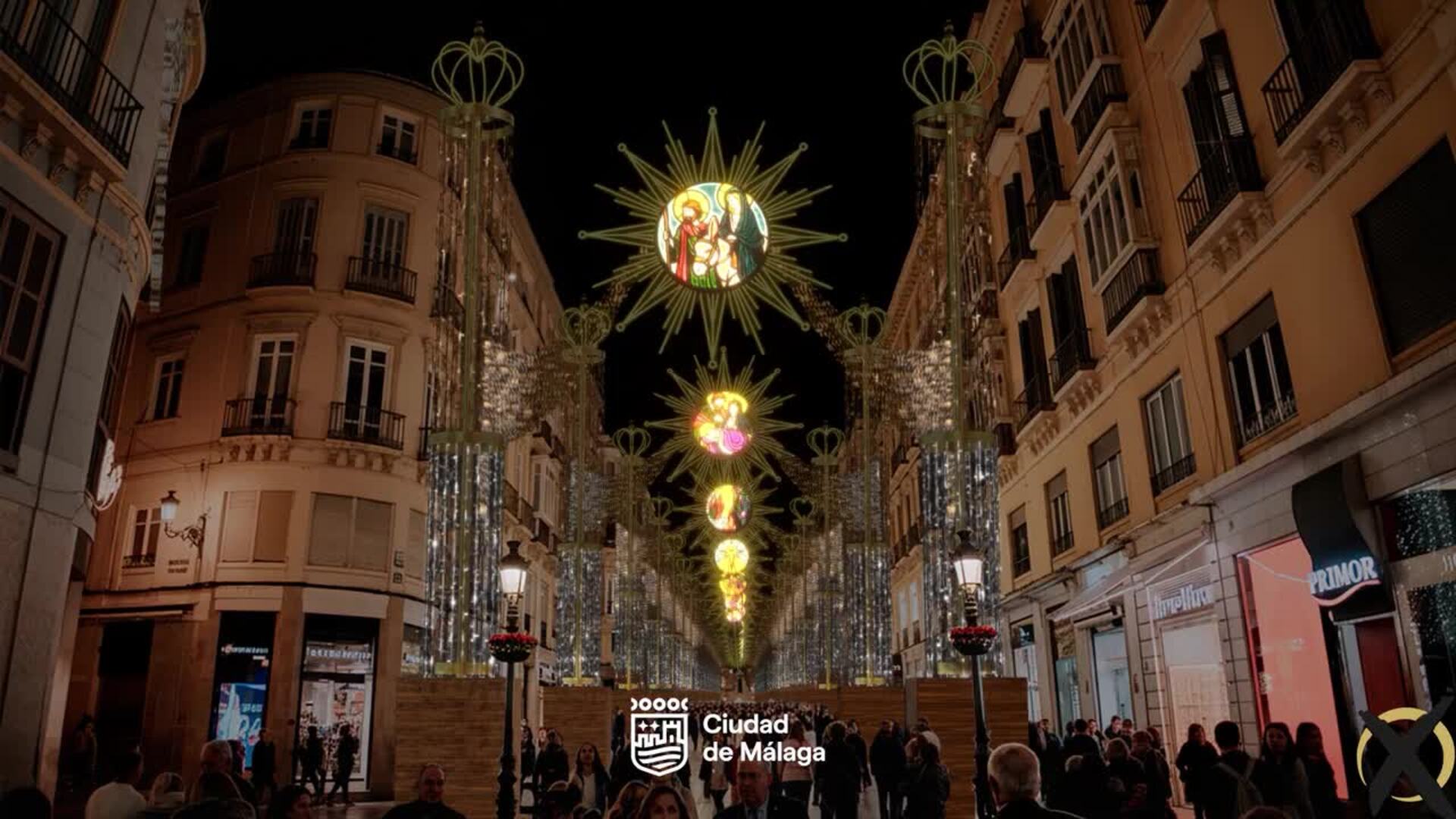 Así serán las luces de Navidad en la calle Larios de Málaga en 2025