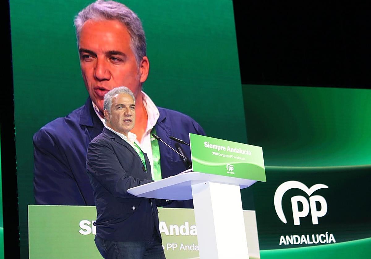 Bendodo, durante su intervención en la jornada inaugural.