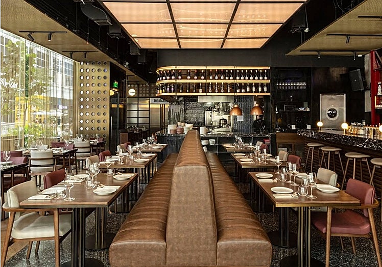 Vista de la sala de Bolero.