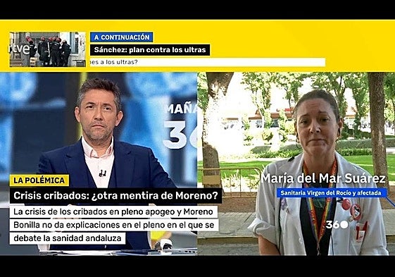 TVE entrevista como «médica» a una cocinera para criticar a Juanma Moreno por los cribados de cáncer