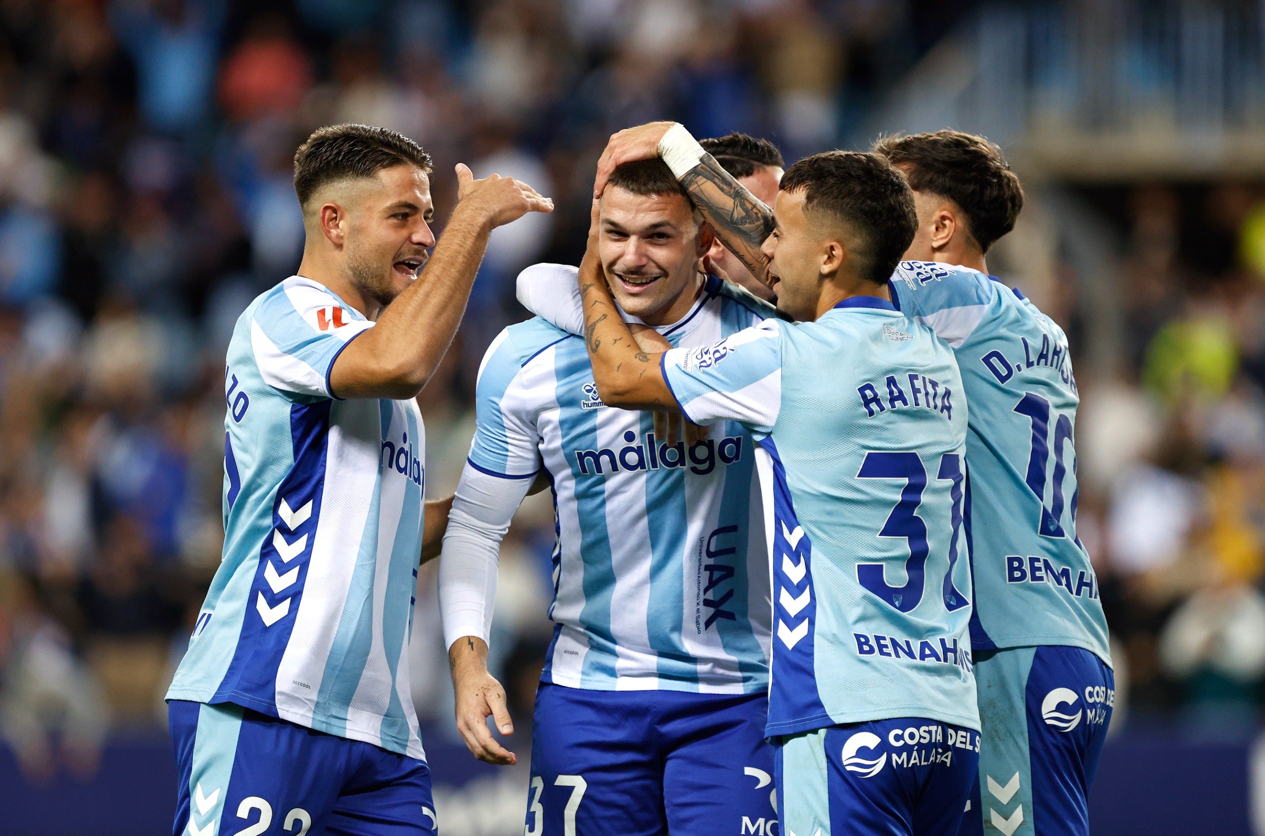 Las mejores imágenes del Málaga-Córdoba