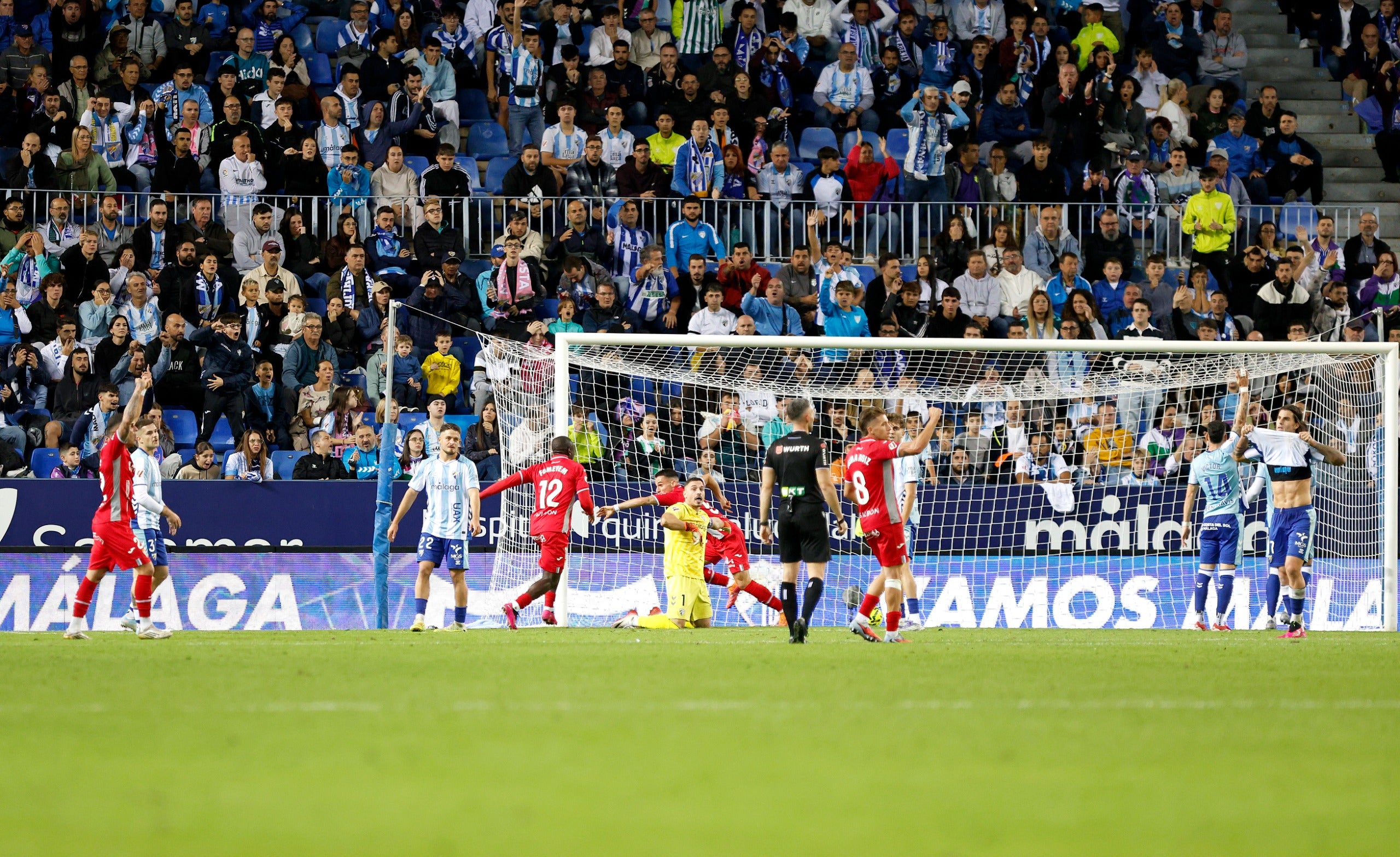 Las mejores imágenes del Málaga-Córdoba