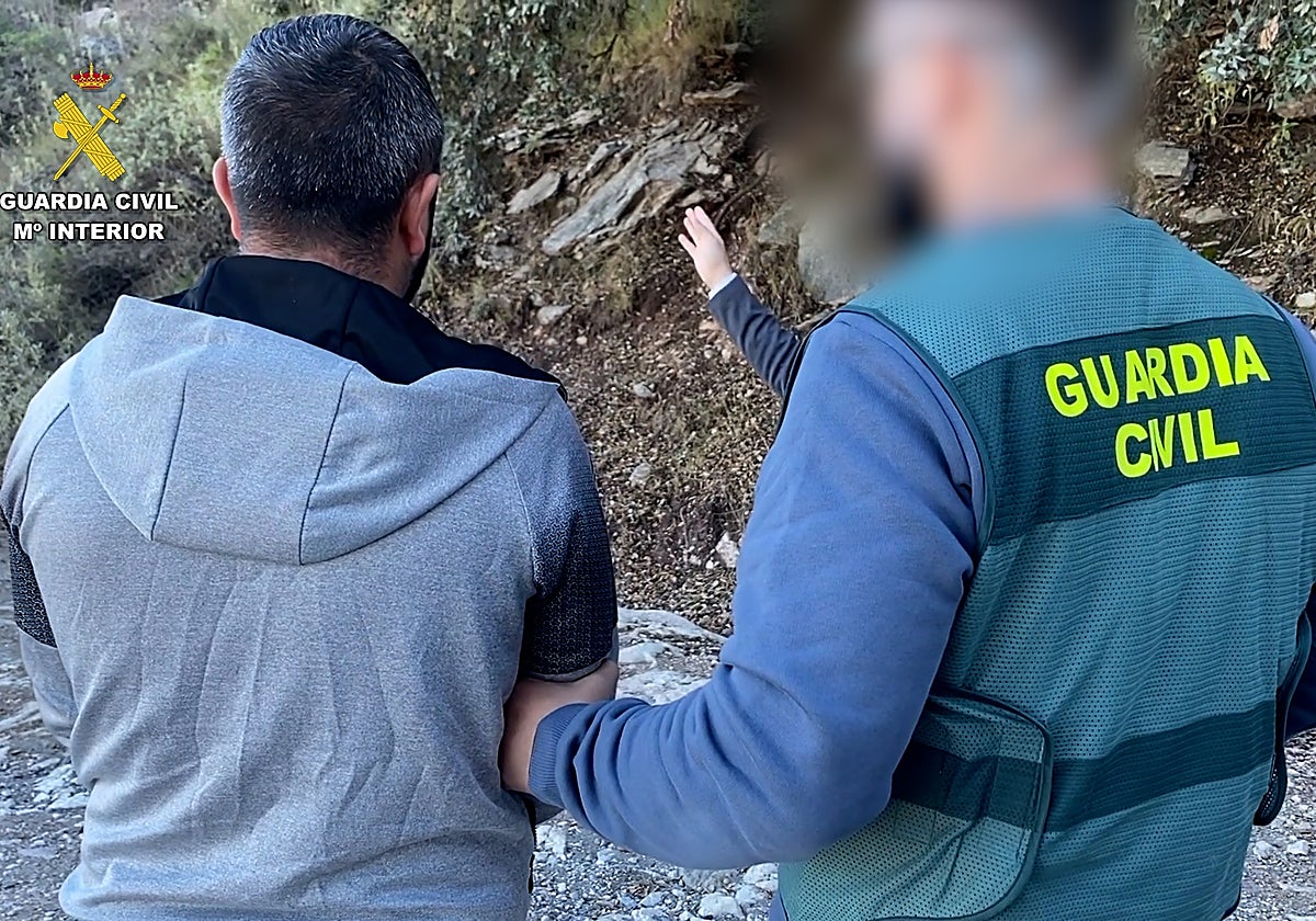 El triángulo amoroso que acabó en tragedia en Gaucín: un crimen a garrotazos y mensajes falsos para despistar