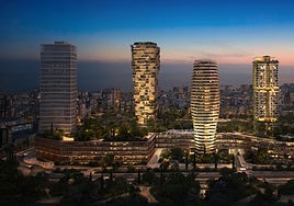 Recreación del proyecto de la promotora Urbania para la operación de Repsol.