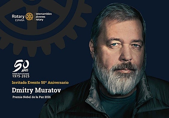 El periodista ruso y premio Nobel de la Paz 2021 Dmitry Murátov pronunciará una conferencia en Marbella.