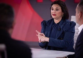 Margarita del Cid, durante su paso por La Alameda.