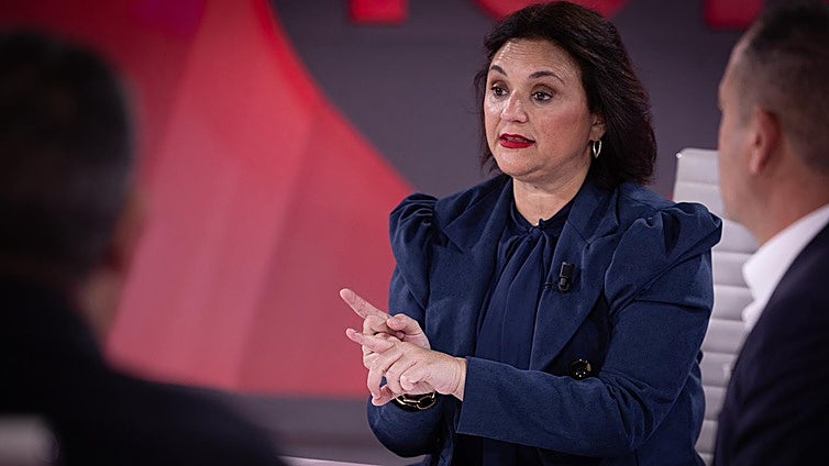 Margarita del Cid, durante su paso por La Alameda.