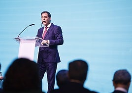 Juan Manuel Rosillo, presidente de la ACP, durante la inauguración del Simed.