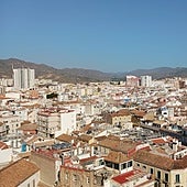 Vista del Centro Histórico de Málaga.