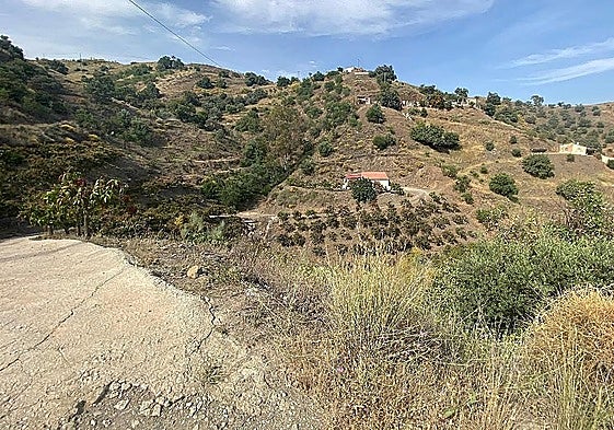 Imagen del entorno rural de Lomas de Cútar en el término municipal de Almáchar, donde ocurrieron los hechos.