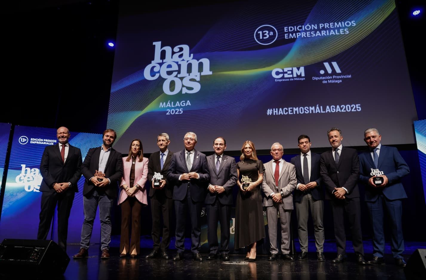 La entrega de los premios 'Hacemos Málaga', en imágenes