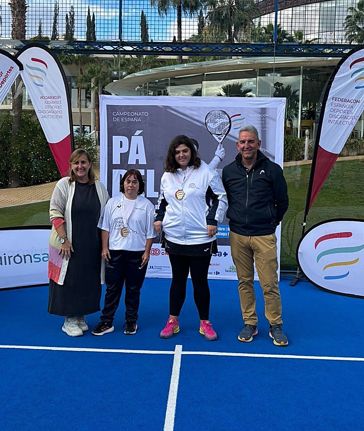 Imagen secundaria 2 - Éxito de 'Palas Para Todos' en el Campeonato de España de pádel adaptado