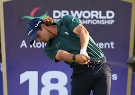 Ángel Ayora, compitiendo esta semana en Dubái.