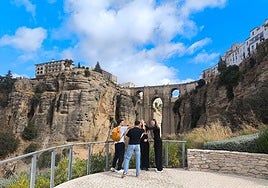 Los creadores de contenido disfrutaron de los atractivos de Ronda.