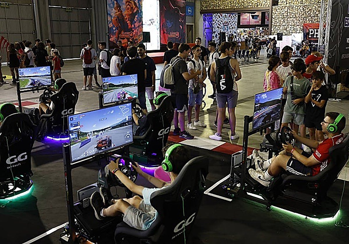 Imágenes de archivo del festival de videojuegos Gamepolis, en el Palacio de Ferias de Málaga