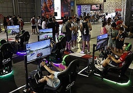 Imágenes de archivo del festival de videojuegos Gamepolis, en el Palacio de Ferias de Málaga