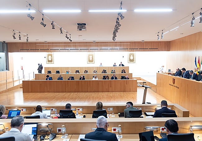Vista del salón de plenos.