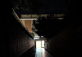 Uno de los cortes de luz sobre los que advierte el PSOE.