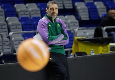 El técnico aplaza su valoración sobre Rubit: «Es jugador del Lietkabelis»