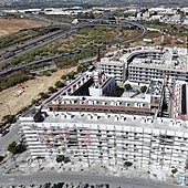 Aspecto de las obras de una de las promociones de VPO en alquiler, en este caso, de 113 pisos.