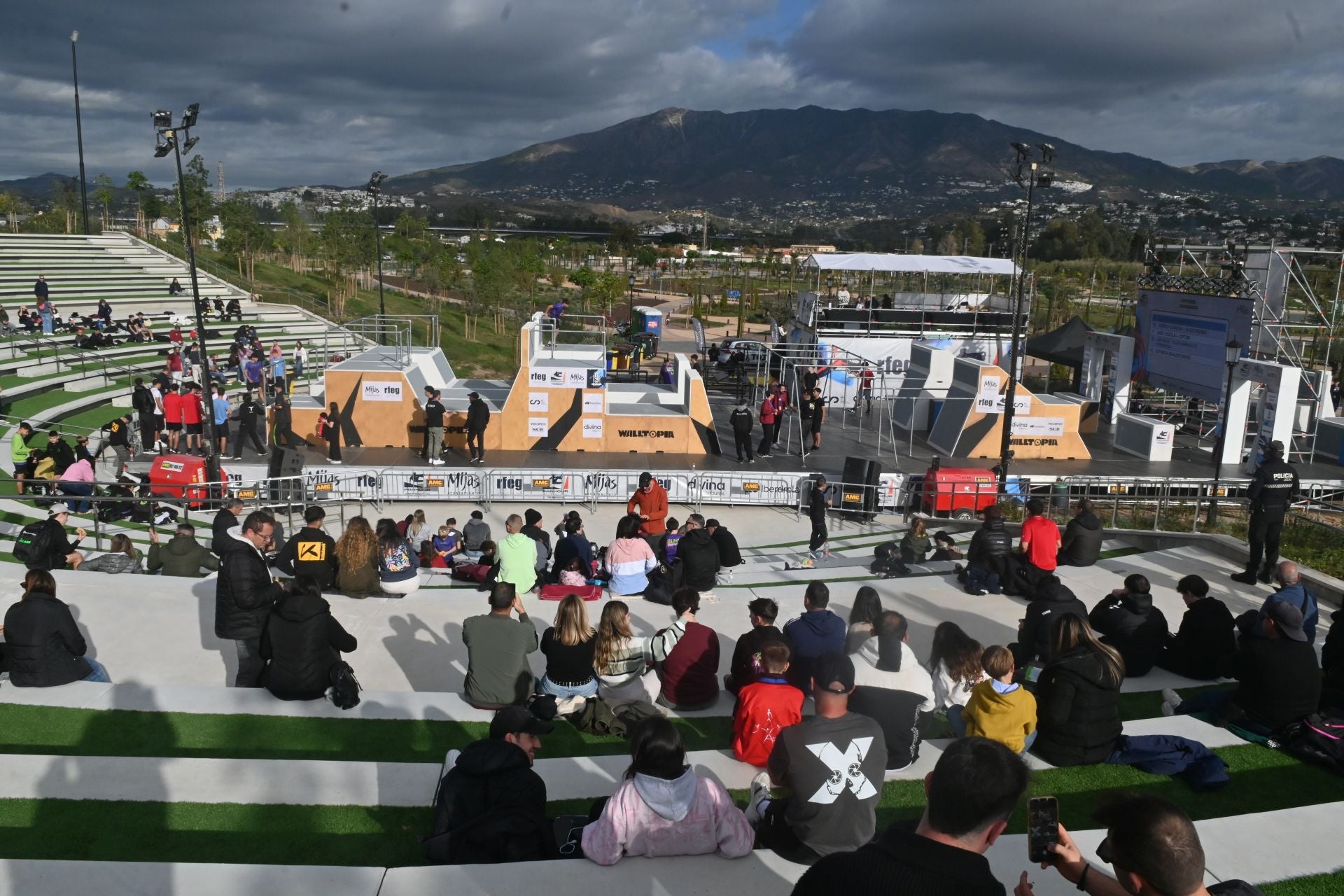 El campeonato de España de Parkour de Mijas, en imágenes