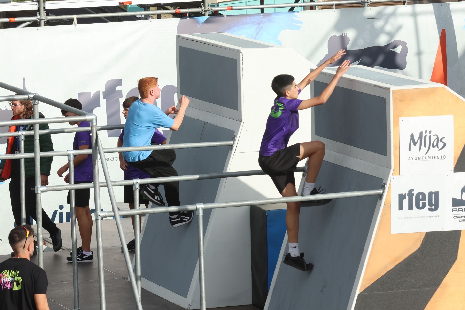 El campeonato de España de Parkour de Mijas, en imágenes