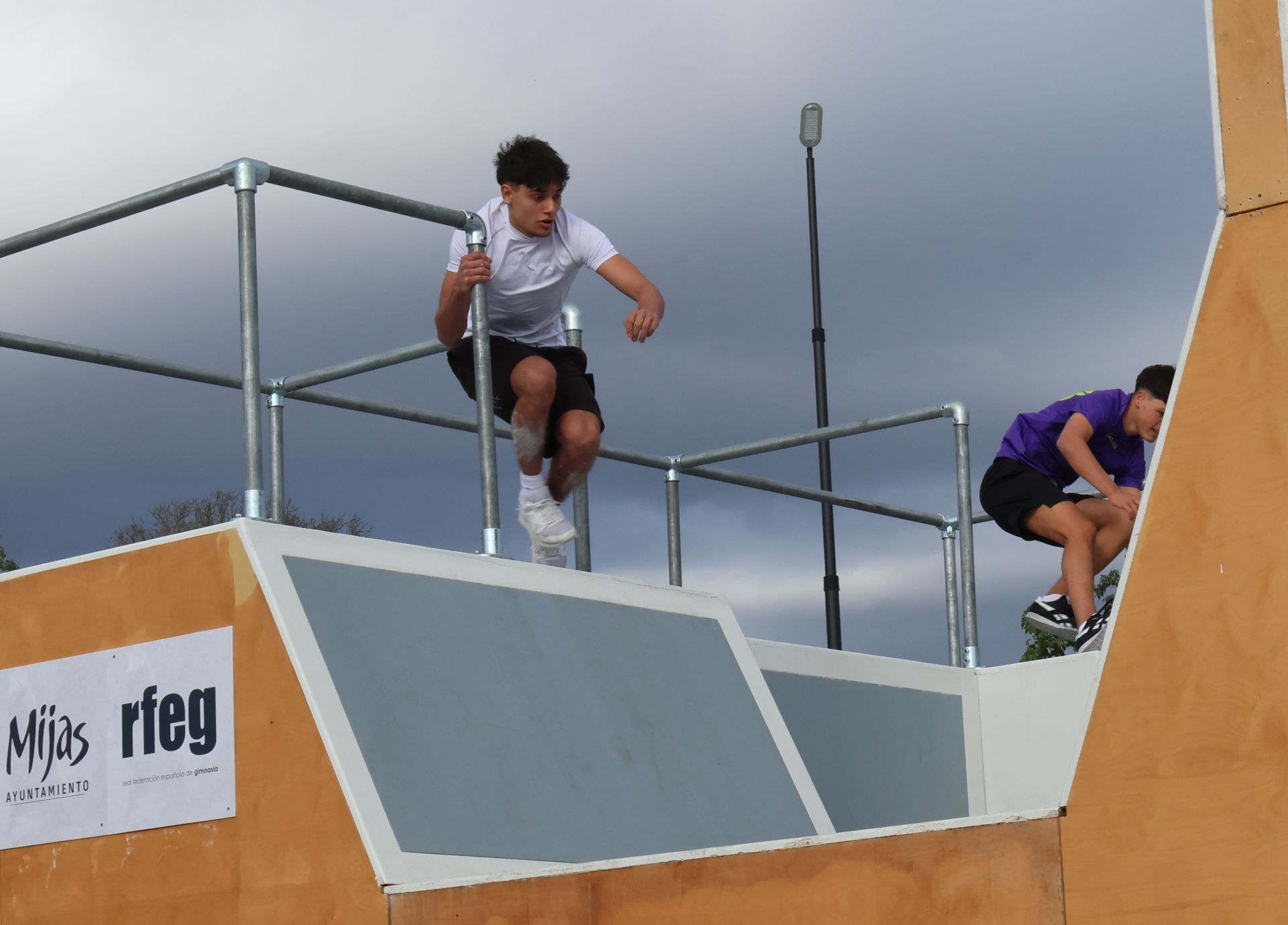 El campeonato de España de Parkour de Mijas, en imágenes