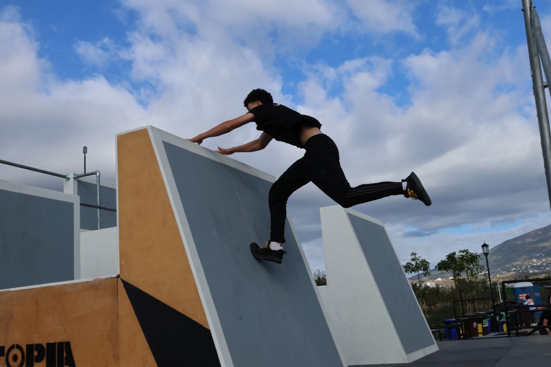 El campeonato de España de Parkour de Mijas, en imágenes