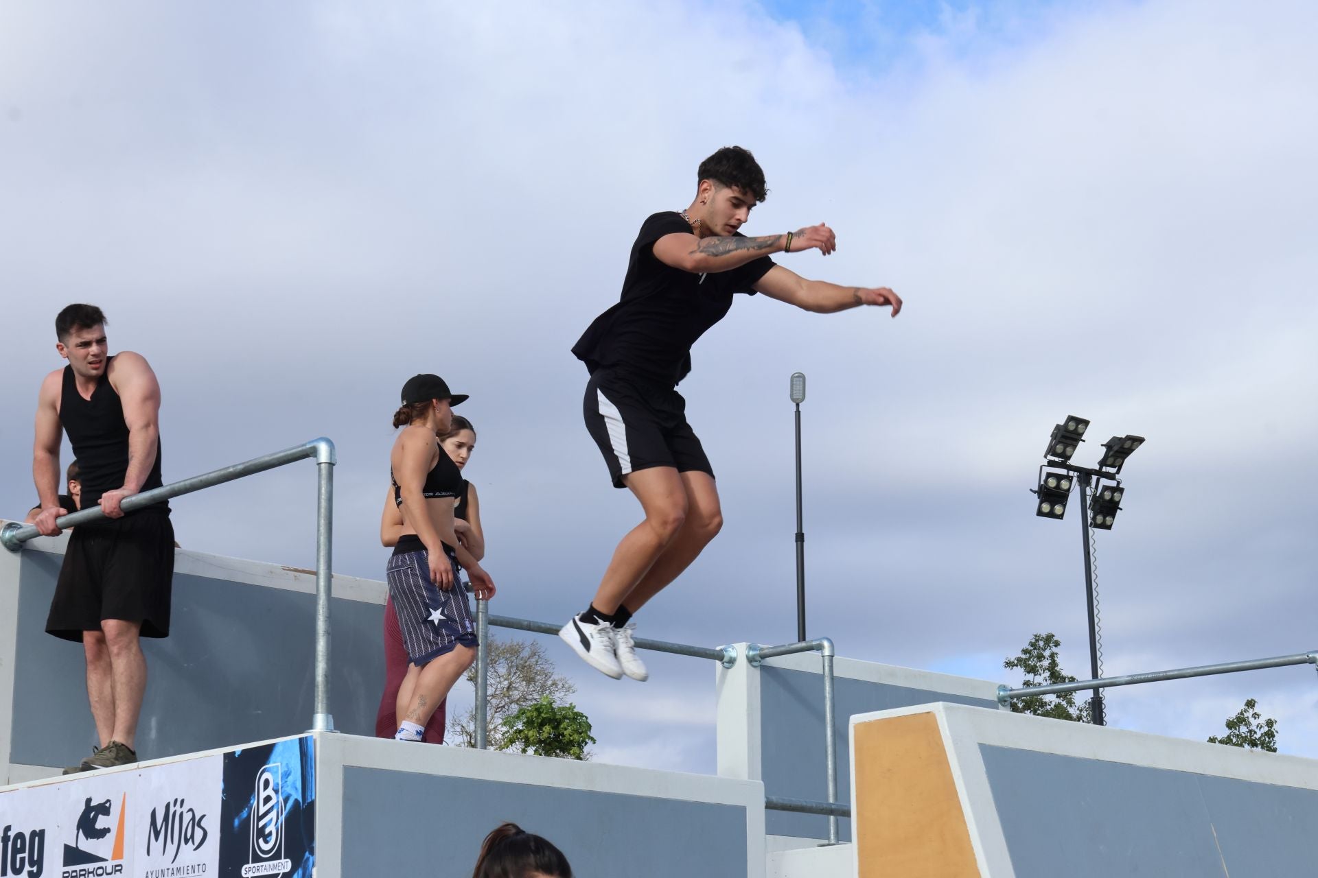 El campeonato de España de Parkour de Mijas, en imágenes