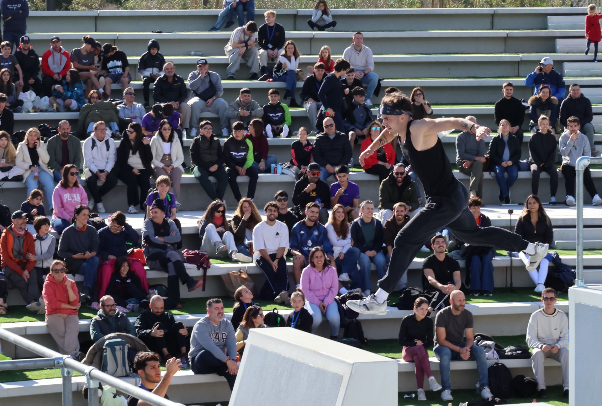 El campeonato de España de Parkour de Mijas, en imágenes