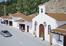 Imagen del proyecto de reforma del cementerio de Mijas Pueblo.