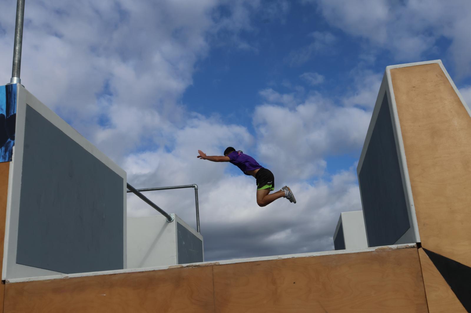 El campeonato de España de Parkour de Mijas, en imágenes