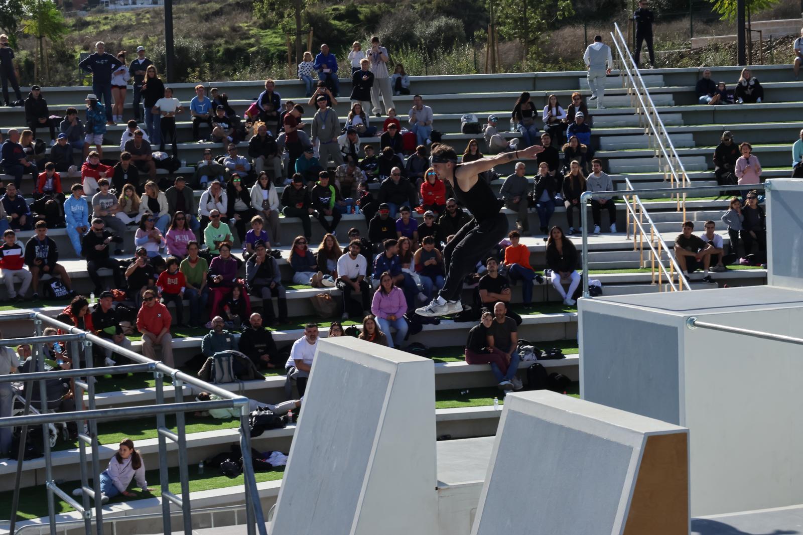 El campeonato de España de Parkour de Mijas, en imágenes