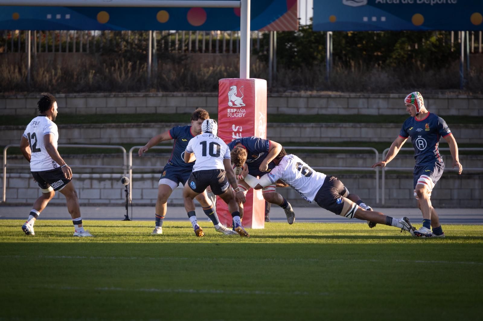 El España-Fiyi de rugby en el Ciudad de Málaga, en imágenes