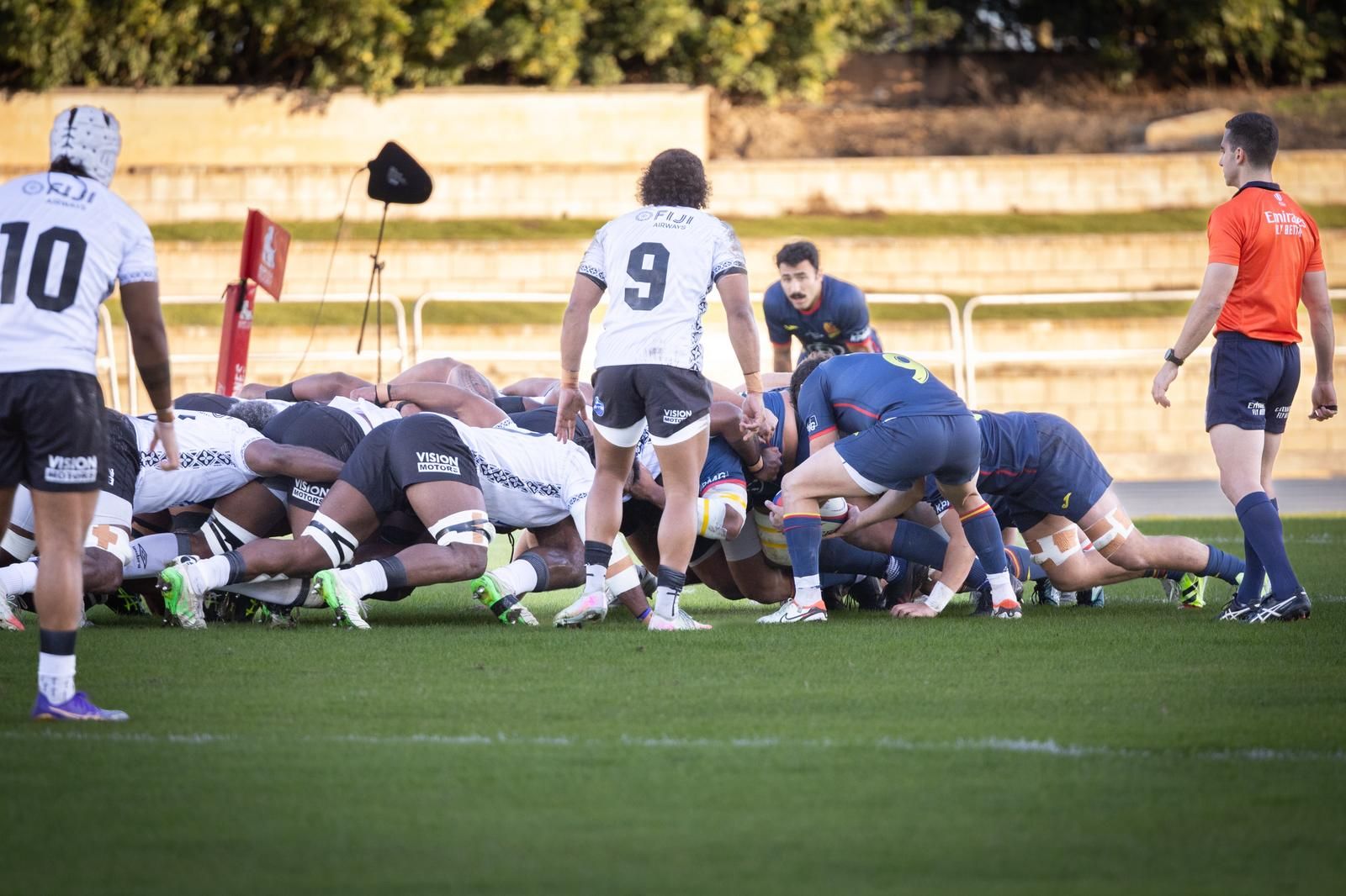 El España-Fiyi de rugby en el Ciudad de Málaga, en imágenes