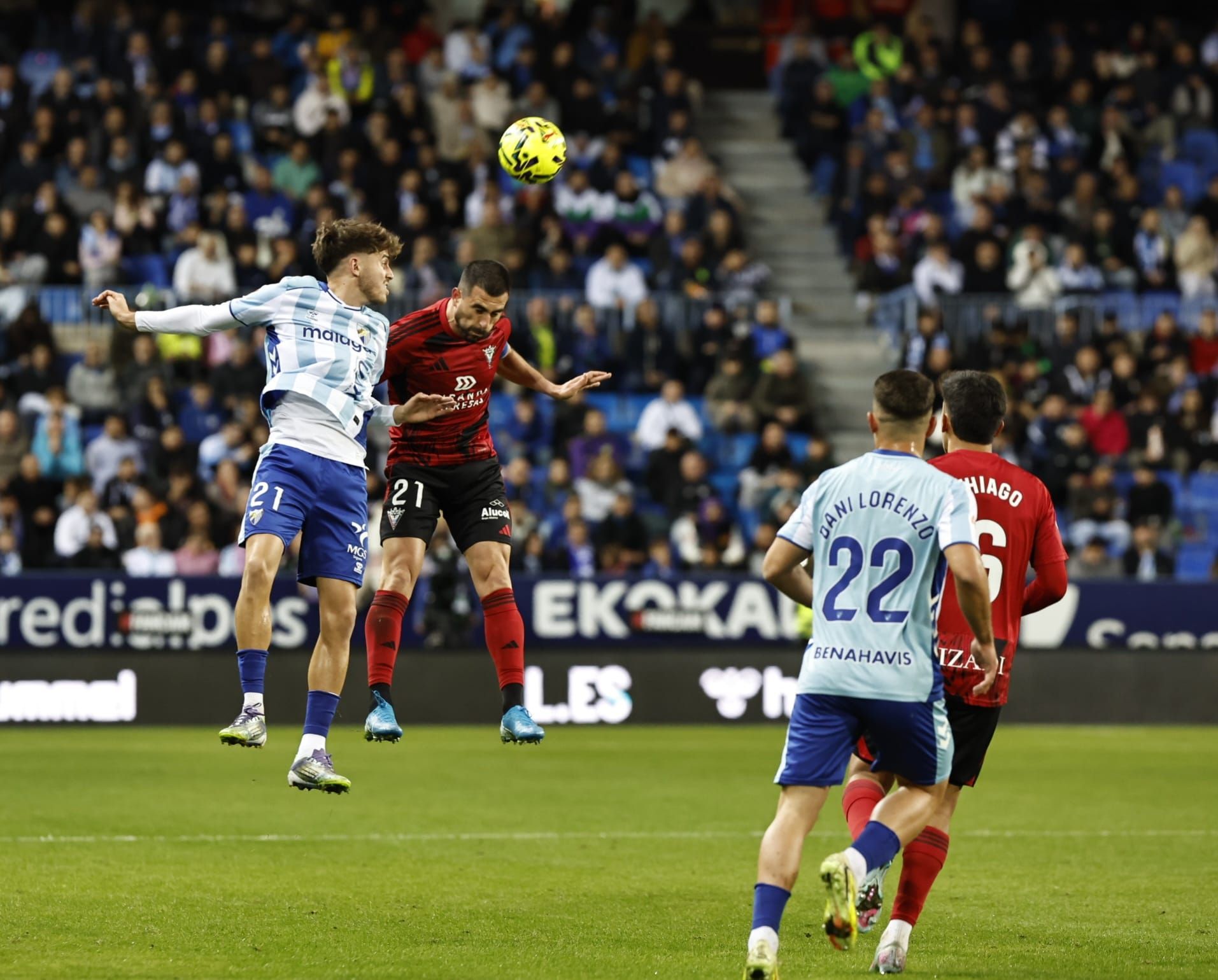 El Málaga-Mirandés, en imágenes