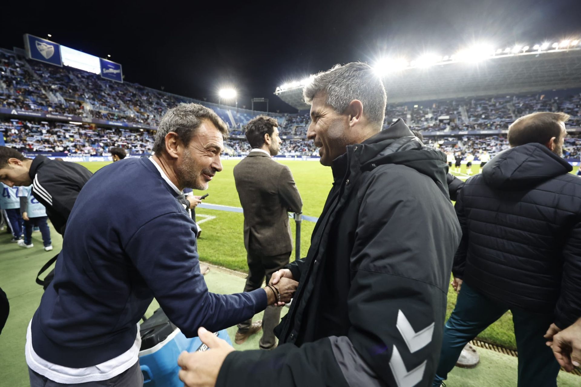 El Málaga-Mirandés, en imágenes