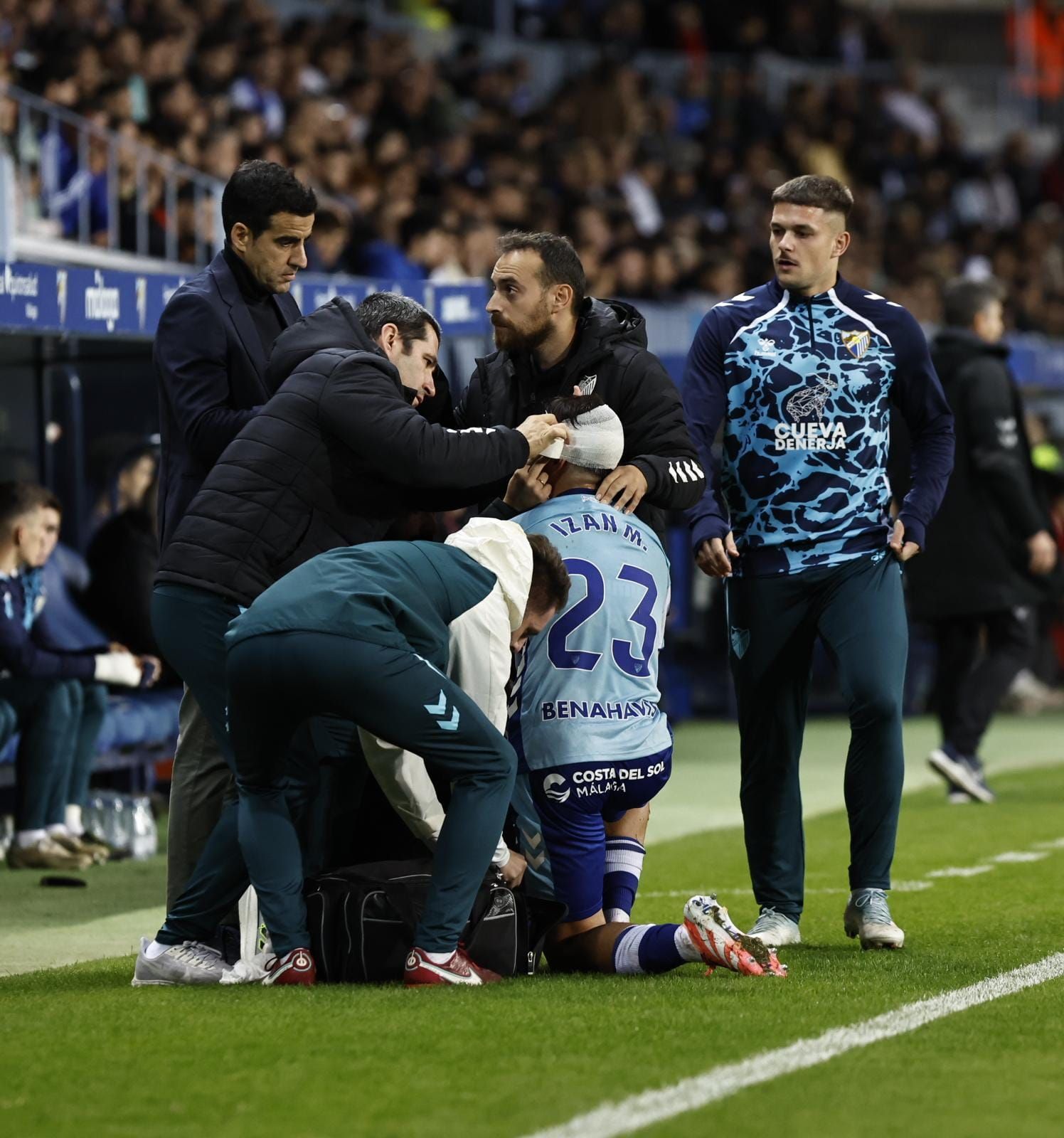 El Málaga-Mirandés, en imágenes