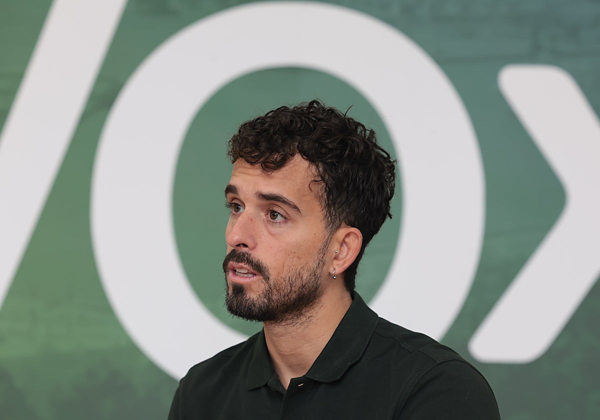 Hernández Quero, en una imagen de archivo, en la sede provincial de Vox.