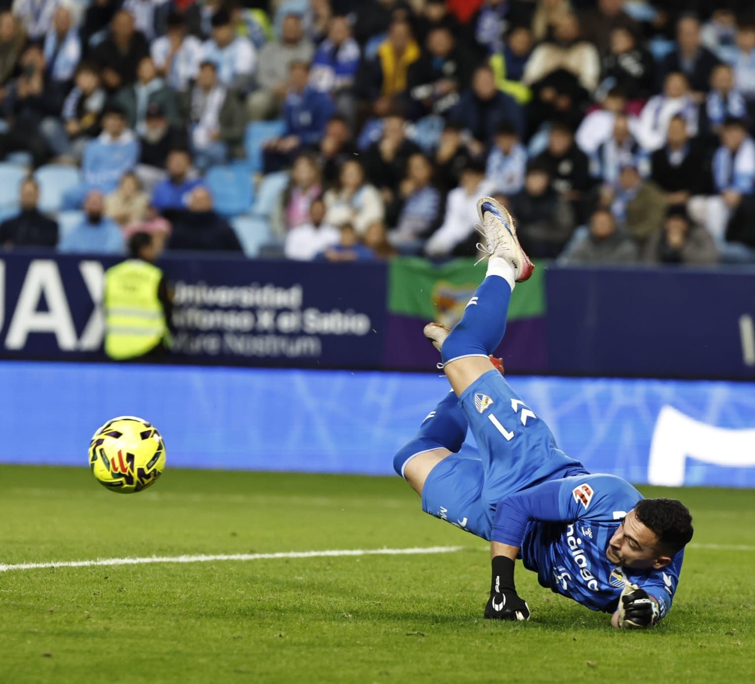 El Málaga-Mirandés, en imágenes