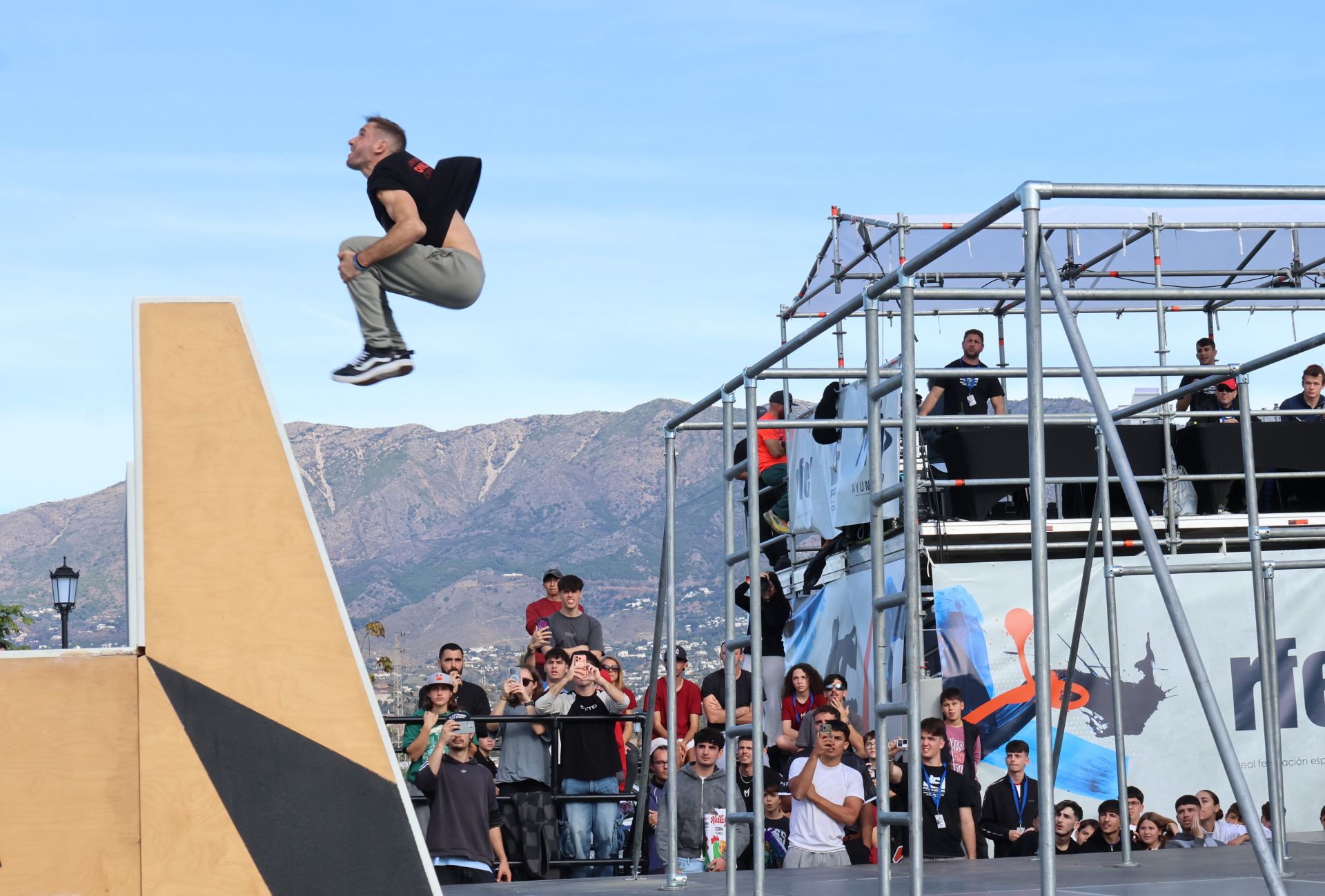 El campeonato de España de Parkour de Mijas, en imágenes