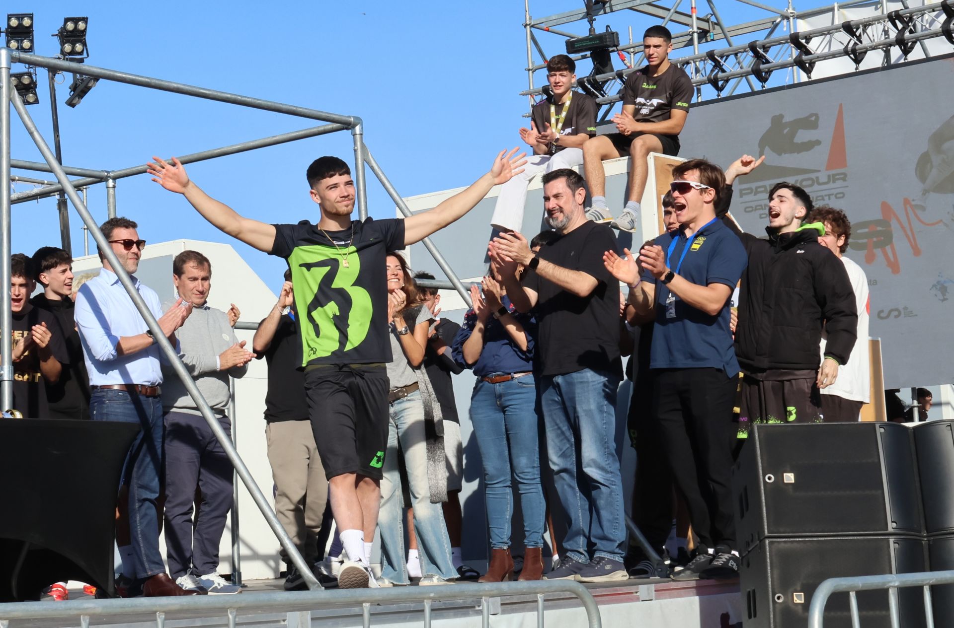 El campeonato de España de Parkour de Mijas, en imágenes