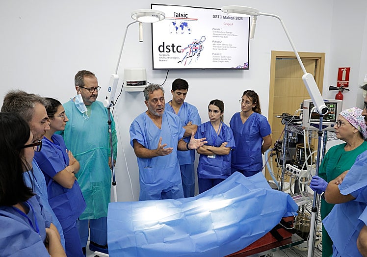 Un instante del curso de DSTC.