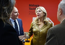 Carolina España, este martes en Málaga.