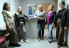 El personal del Centro de Información a la Mujer de Torrrox.